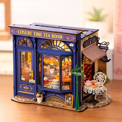 Robotime | Rolife | Leisure Time Tea Room | Miniature & DIY Model Kits