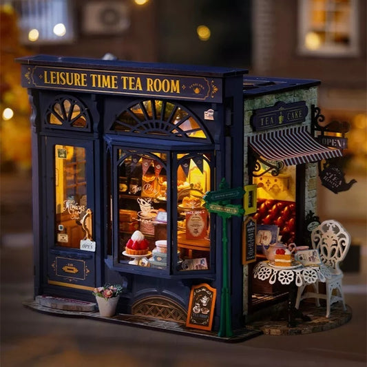 Robotime | Rolife | Leisure Time Tea Room | Miniature & DIY Model Kits