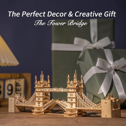 Robotime | ROKR | Tower Bridge | Hobby Kits & DIY Collectibles | 3D Assemble Kits