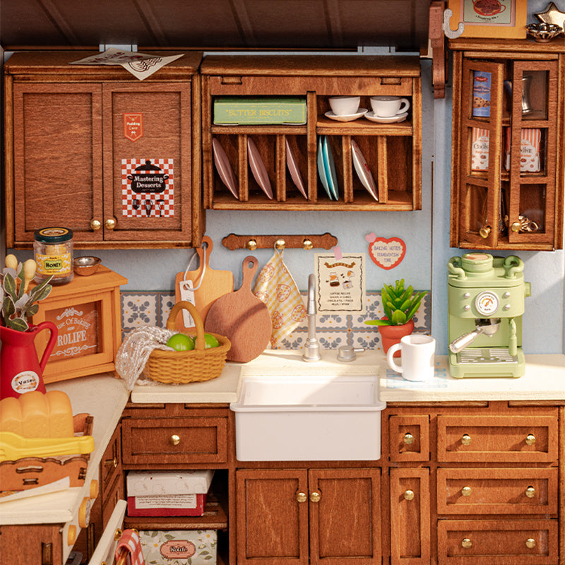 Robotime | Rolife | Miniature House | Baking Kitchen | Miniature & DIY Model Kits