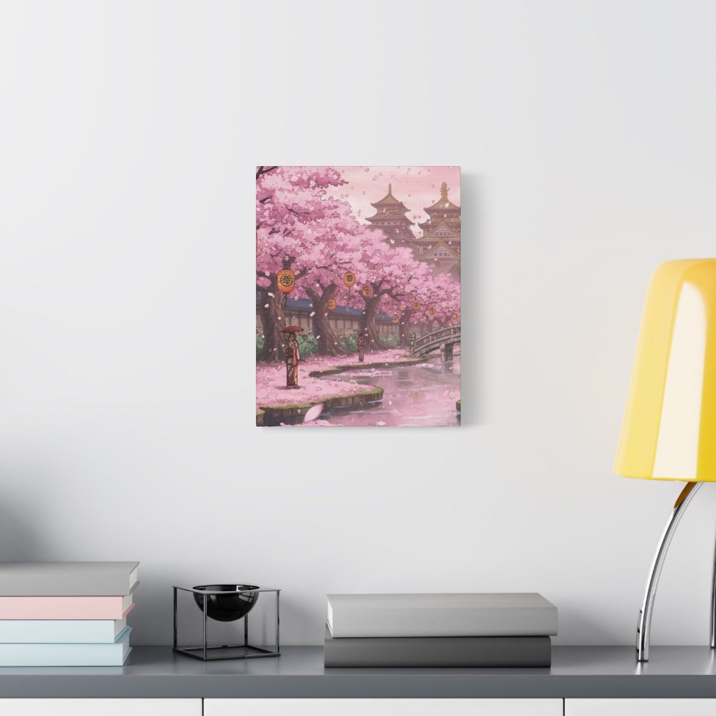 One Piece-Inspired | Wano Blossom Grove Canvas Poster | Vertical Wall Art