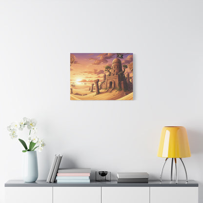 Desert Kingdom | Anime-Inspired Canvas Poster | Horizontal Wall Art