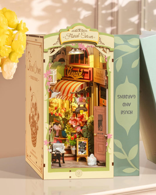 Robotime | Rolife | Book Nook Series | Floral Corner | Miniature & DIY Model Kits