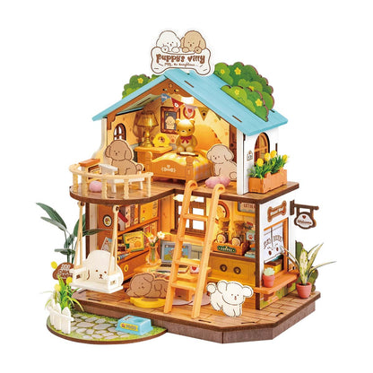 Robotime | Rolife | Miniature House | Puppy's Cozy Villa | Miniature & DIY Model Kits