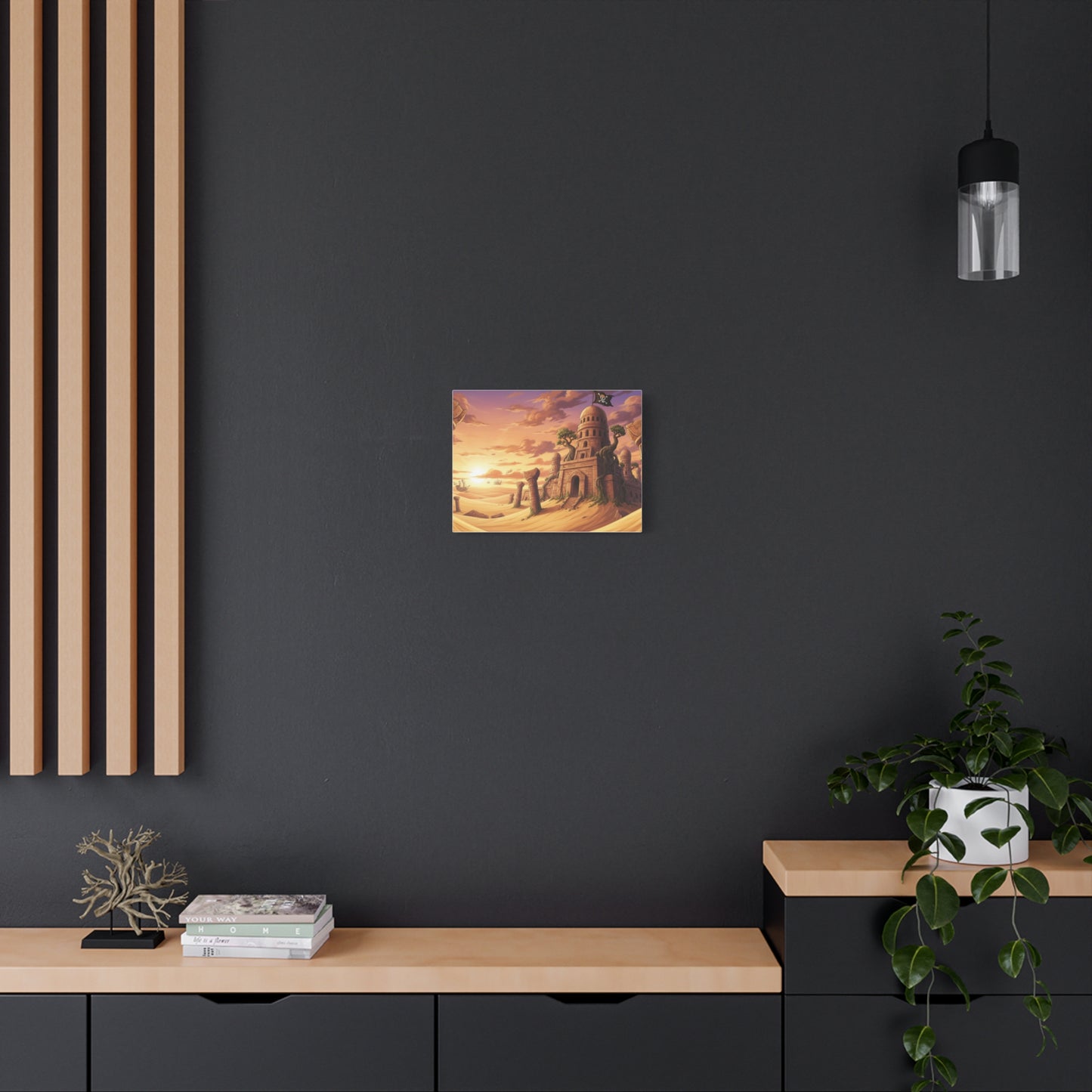 Desert Kingdom | Anime-Inspired Canvas Poster | Horizontal Wall Art