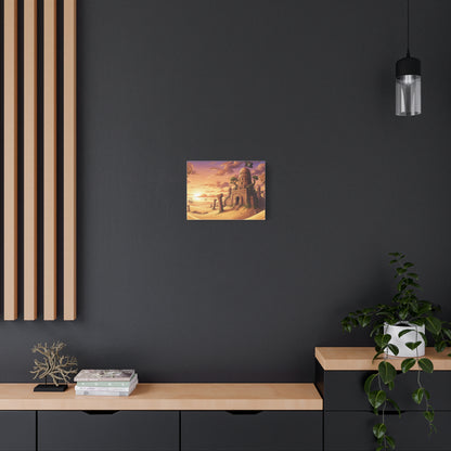 Desert Kingdom | Anime-Inspired Canvas Poster | Horizontal Wall Art