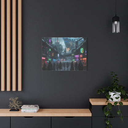 One Piece-Inspired | Punk Cyber Market Canvas Poster | Vertical & Horizontal Wall Art