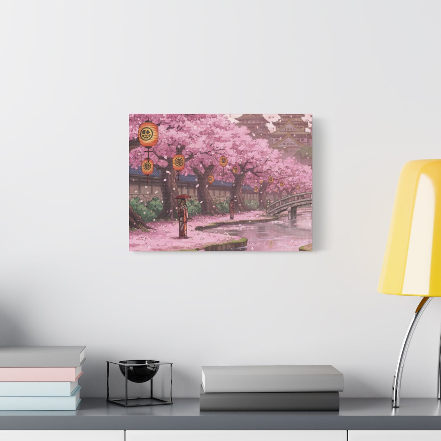 One Piece-Inspired | Wano Blossom Grove Canvas Poster | Horizontal Wall Art