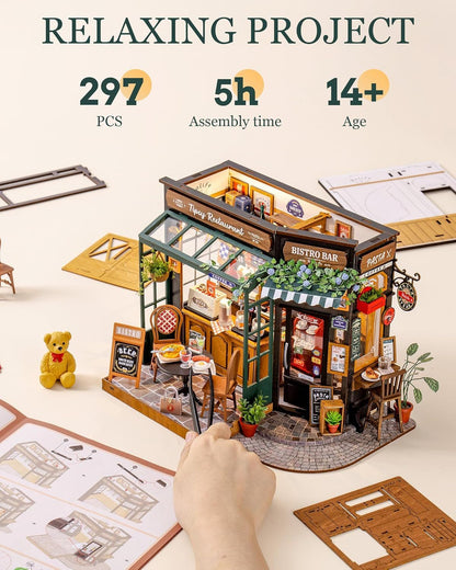 Robotime | Rolife | Tipsy Restaurant | Miniature & DIY Model Kits