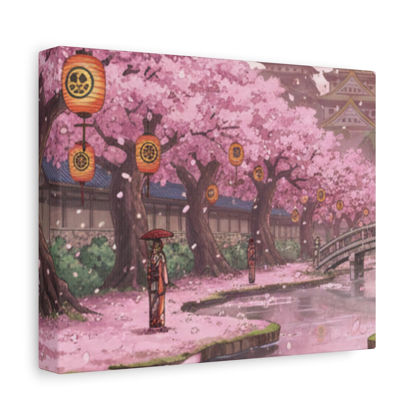 One Piece-Inspired | Wano Blossom Grove Canvas Poster | Horizontal Wall Art