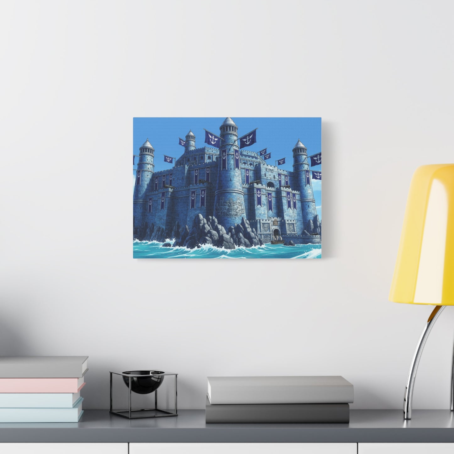 One Piece-Inspired | Marine Fortress Canvas Poster | Horizontal Wall Art