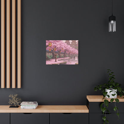 One Piece-Inspired | Wano Blossom Grove Canvas Poster | Horizontal Wall Art