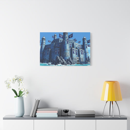 One Piece-Inspired | Marine Fortress Canvas Poster | Horizontal Wall Art