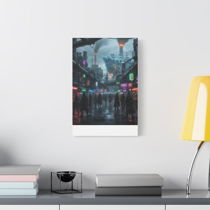 One Piece-Inspired | Punk Cyber Market Canvas Poster | Vertical & Horizontal Wall Art