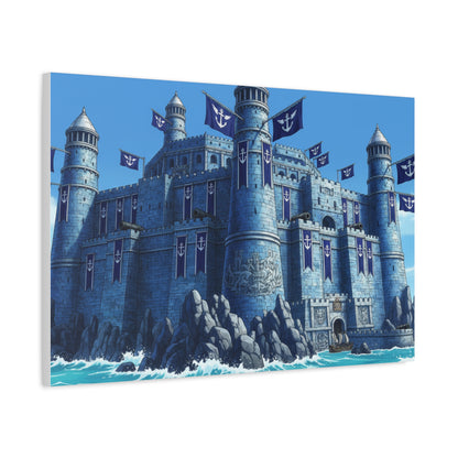 One Piece-Inspired | Marine Fortress Canvas Poster | Horizontal Wall Art