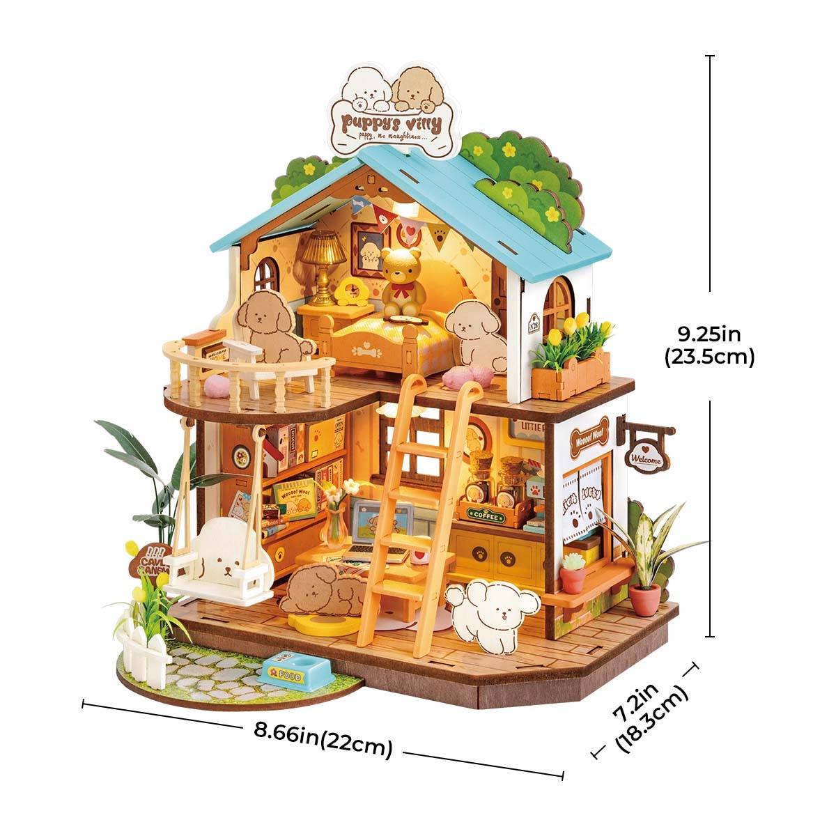 Robotime | Rolife | Miniature House | Puppy's Cozy Villa | Miniature & DIY Model Kits