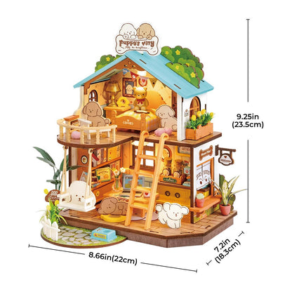 Robotime | Rolife | Miniature House | Puppy's Cozy Villa | Miniature & DIY Model Kits