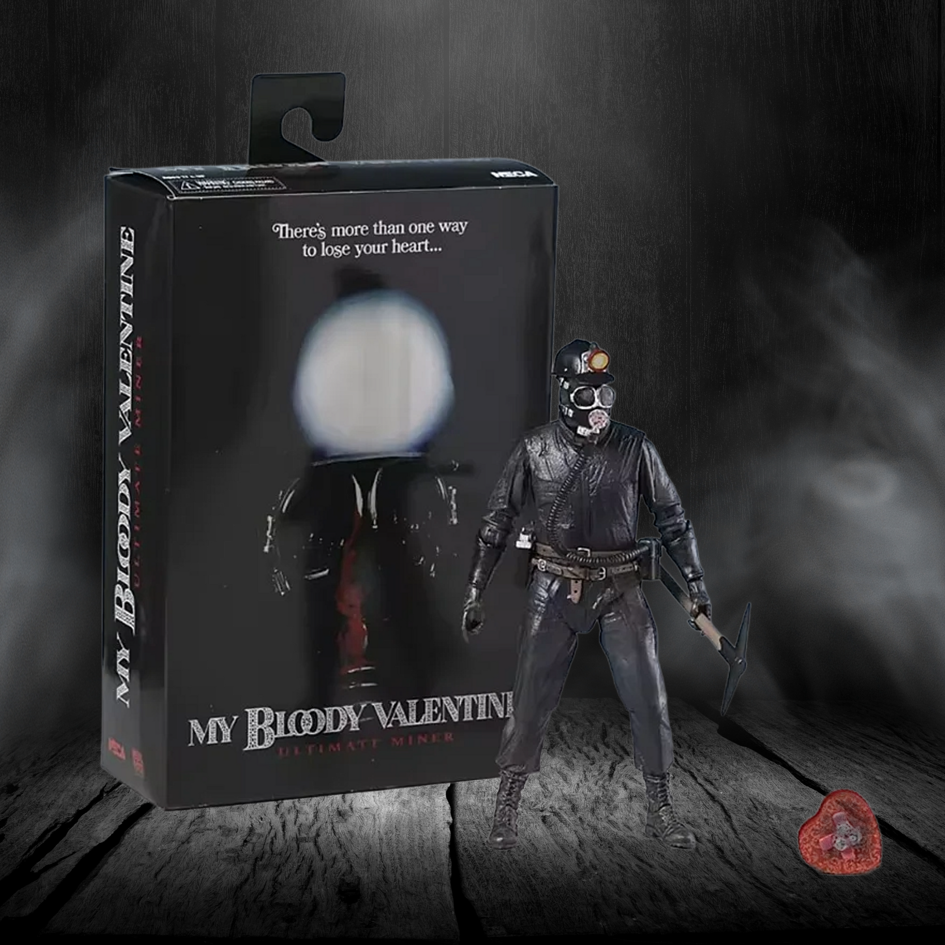 Action figure with packaging for 'My Bloody Valentine' on a dark background