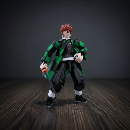 Demon Slayer | Tanjiro Kamado | Anime | 3D Printed Figure Set