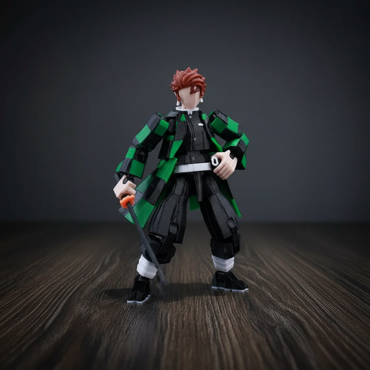 Demon Slayer | Tanjiro Kamado | Anime | 3D Printed Figure Set