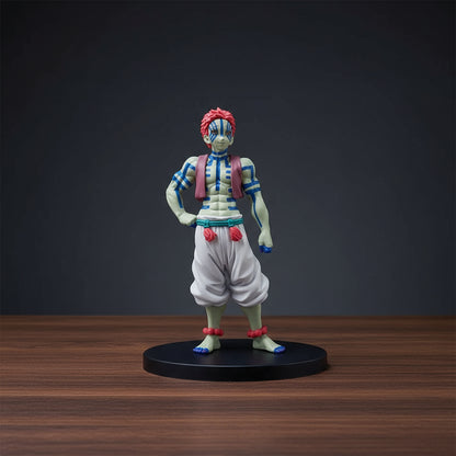 Colorful figurine on a white background