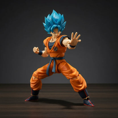 Dragon Ball | Super Saiyan Son Blue Goku | Anime | Articulated Action Figure