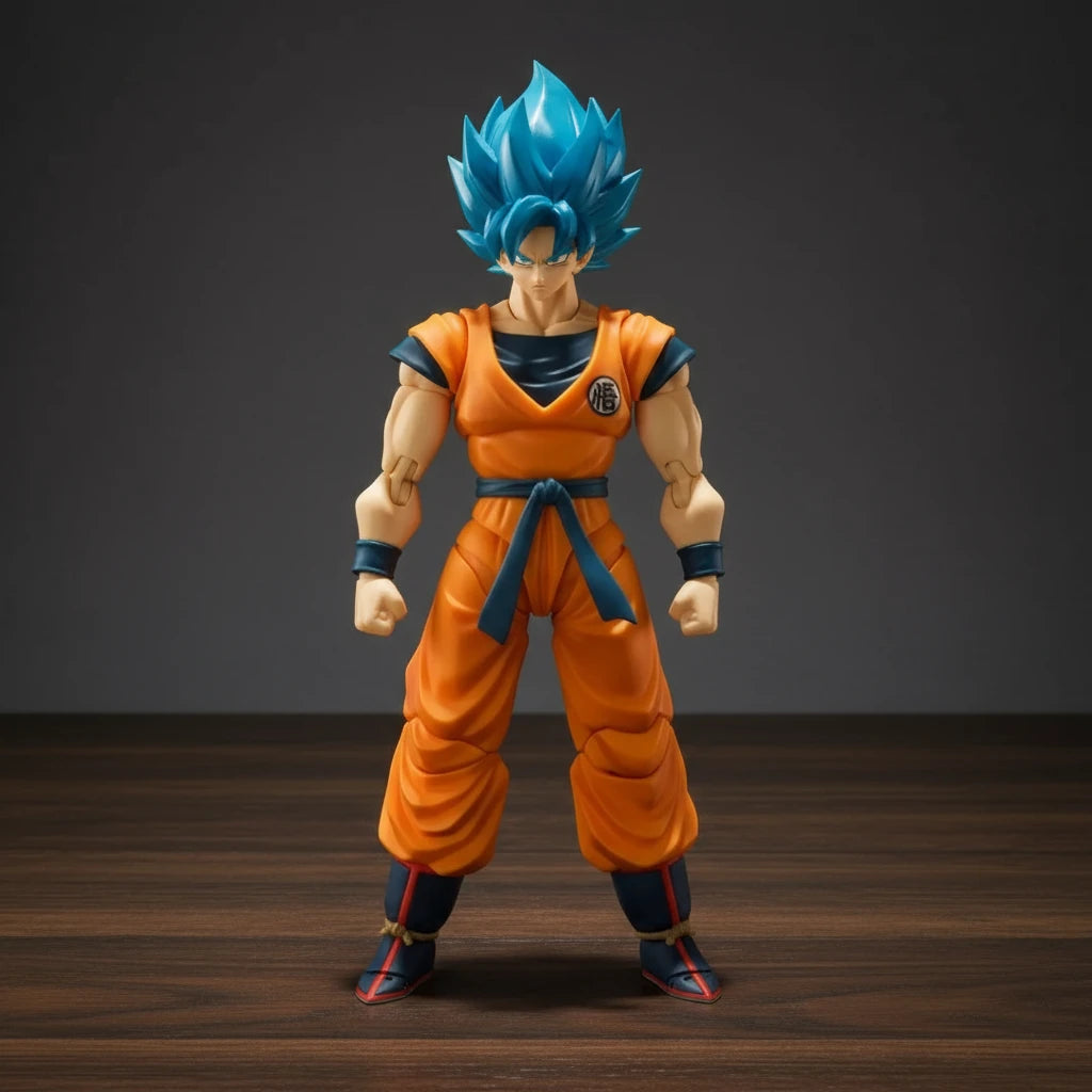 Dragon Ball | Super Saiyan Son Blue Goku | Anime | Articulated Action Figure