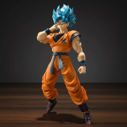 Dragon Ball | Super Saiyan Son Blue Goku | Anime | Articulated Action Figure