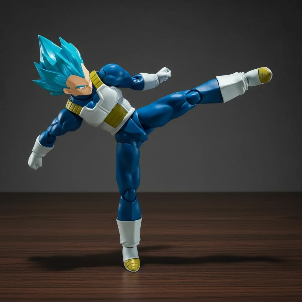 Dragon Ball Z | Super Saiyan Blue Vegeta | Anime | Articulated Action Figure