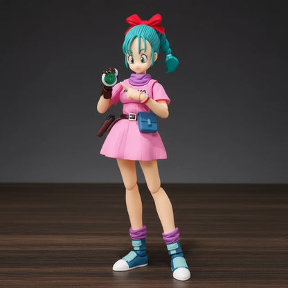 Dragon Ball Z | Pink Bulma | Anime | Articulated Action Figure