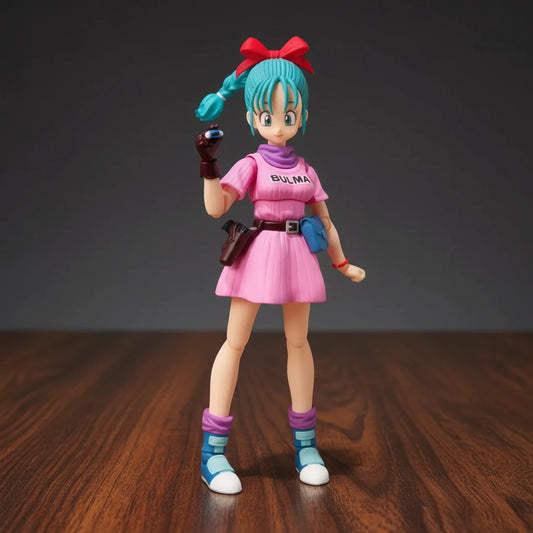 Dragon Ball Z | Pink Bulma | Anime | Articulated Action Figure
