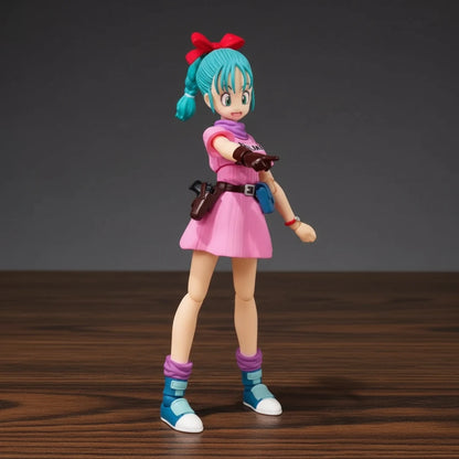 Dragon Ball Z | Pink Bulma | Anime | Articulated Action Figure