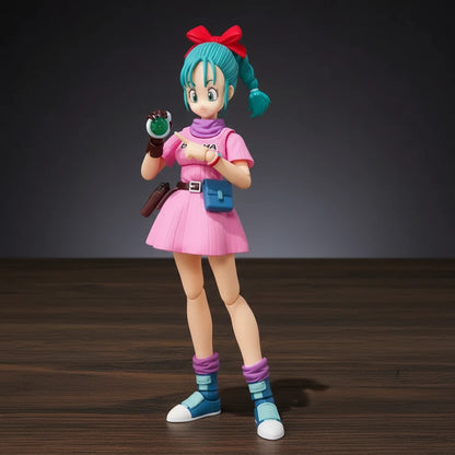 Dragon Ball Z | Pink Bulma | Anime | Articulated Action Figure