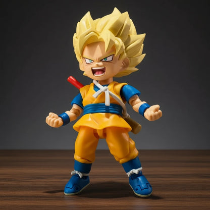 Dragon Ball Z | Mini Super Saiyan Son Goku | Anime | Articulated Action Figure