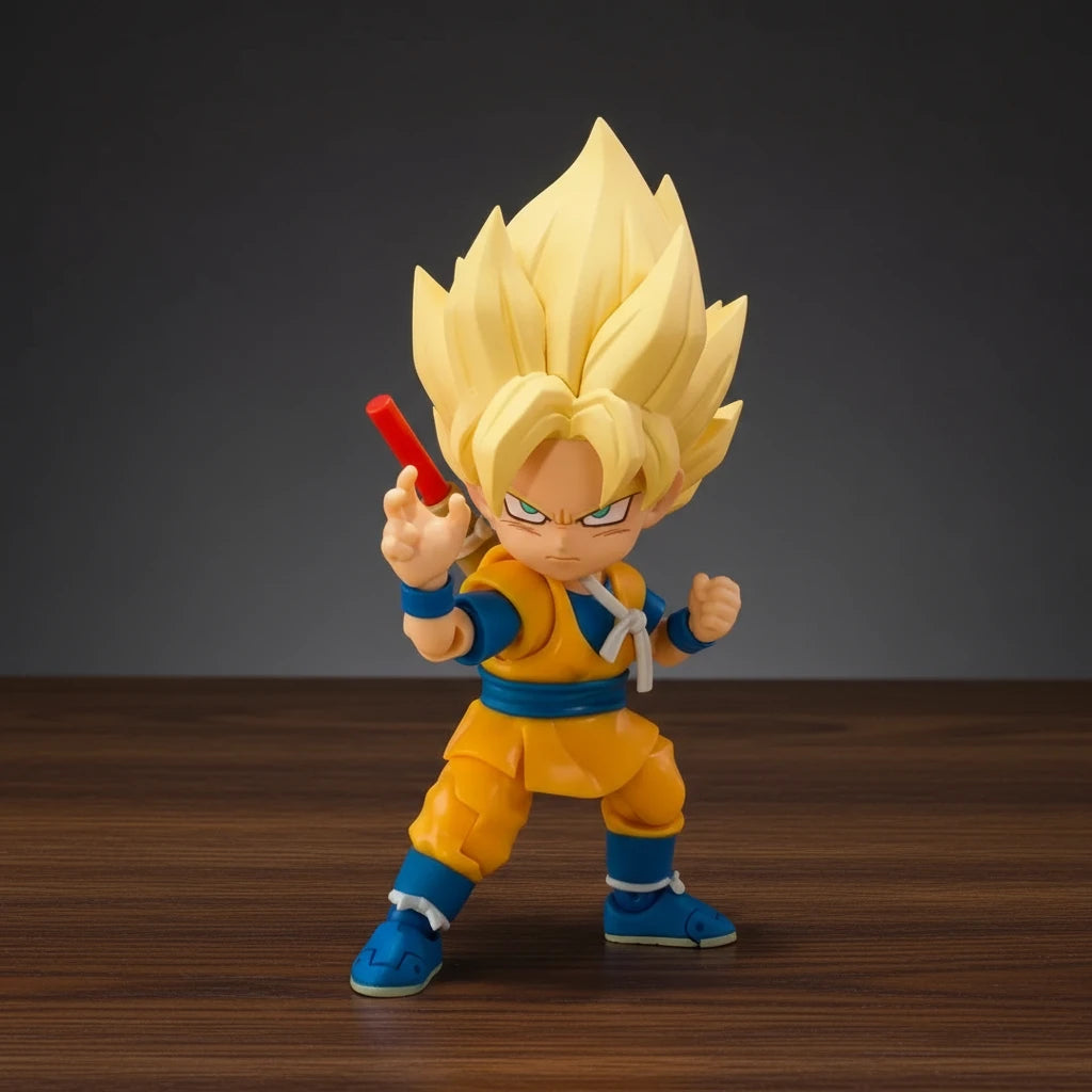 Dragon Ball Z | Mini Super Saiyan Son Goku | Anime | Articulated Action Figure