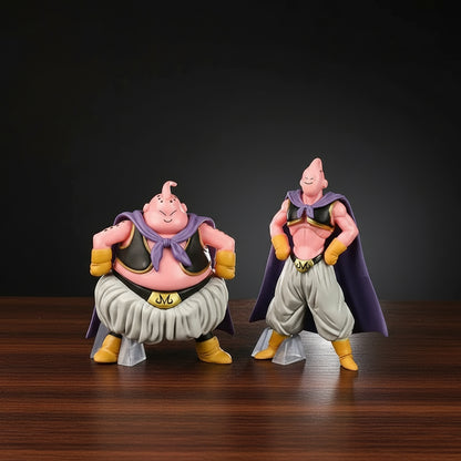 Two animated character figurines on a black background
