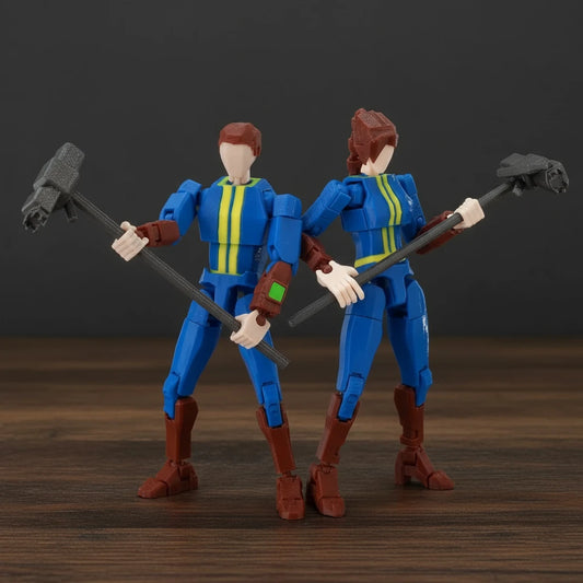 Fallout | Nate & Nora | Gaming | 3D Printed Figure Set