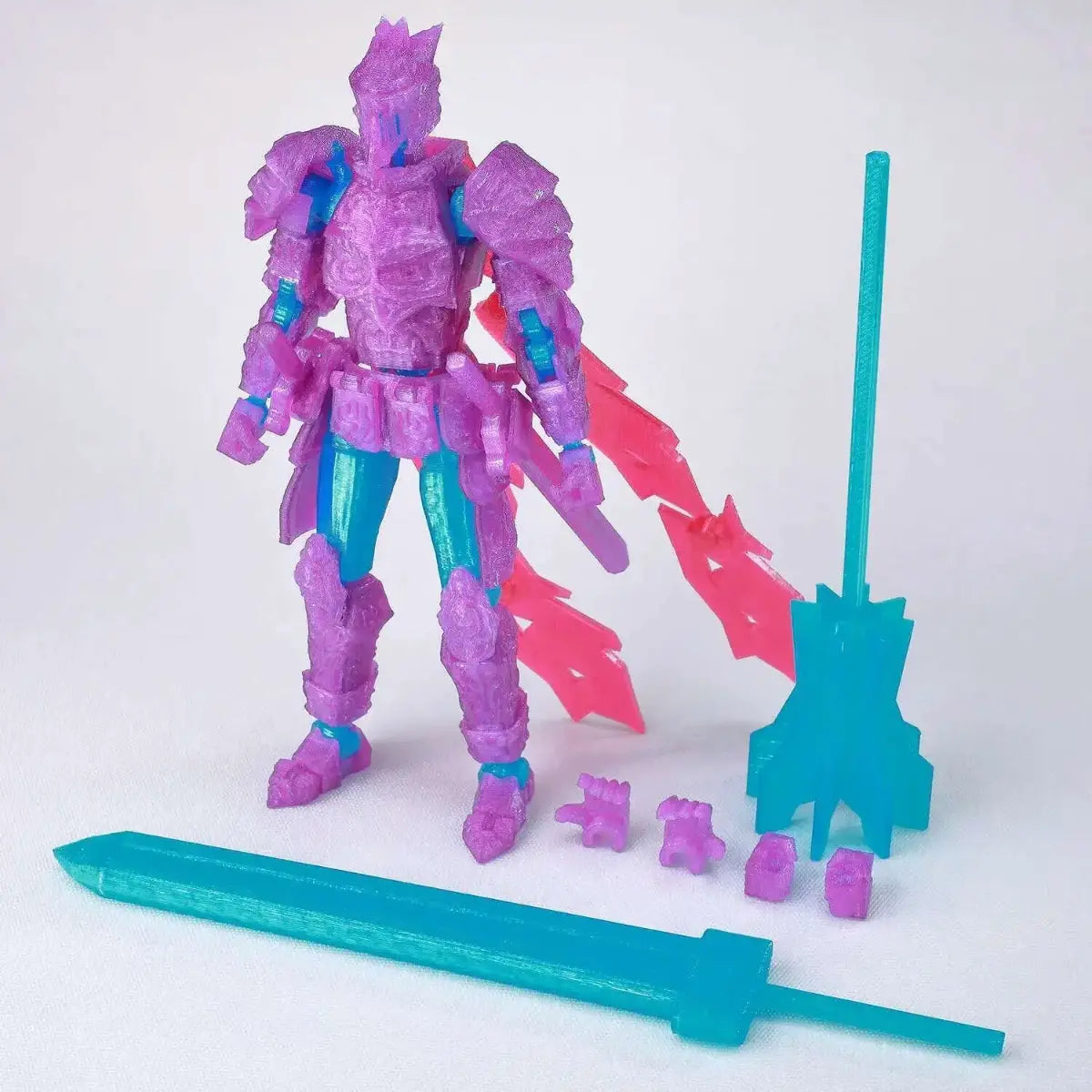 Fantasy Knights | GhostKnight, PatternKnight & PlainKnight | 3D Printed Gaming Figure Set