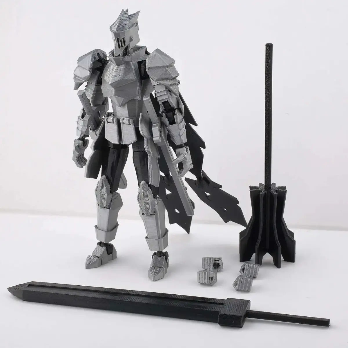 Fantasy Knights | GhostKnight, PatternKnight & PlainKnight | 3D Printed Gaming Figure Set