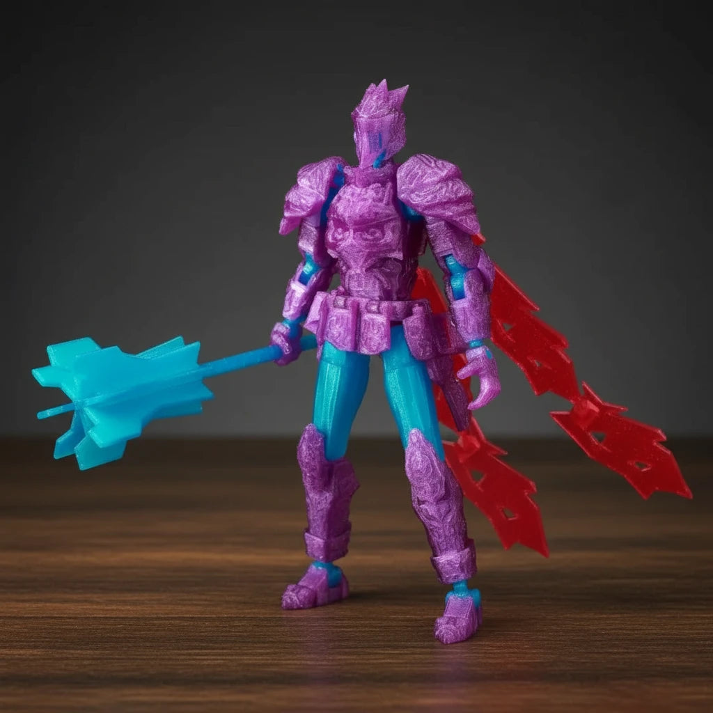 Fantasy Knights | GhostKnight, PatternKnight & PlainKnight | 3D Printed Gaming Figure Set