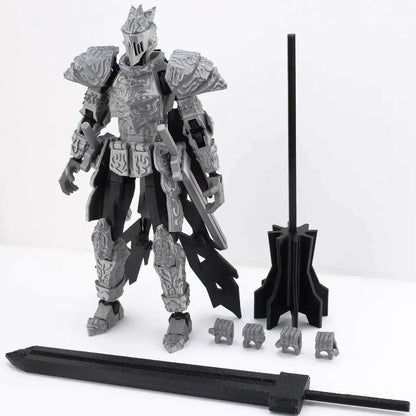 Fantasy Knights | GhostKnight, PatternKnight & PlainKnight | 3D Printed Gaming Figure Set