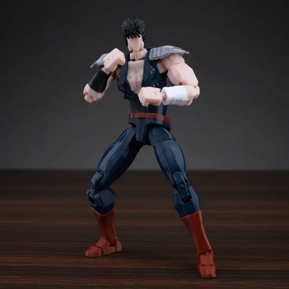 Action figure in a dynamic pose against a neutral background