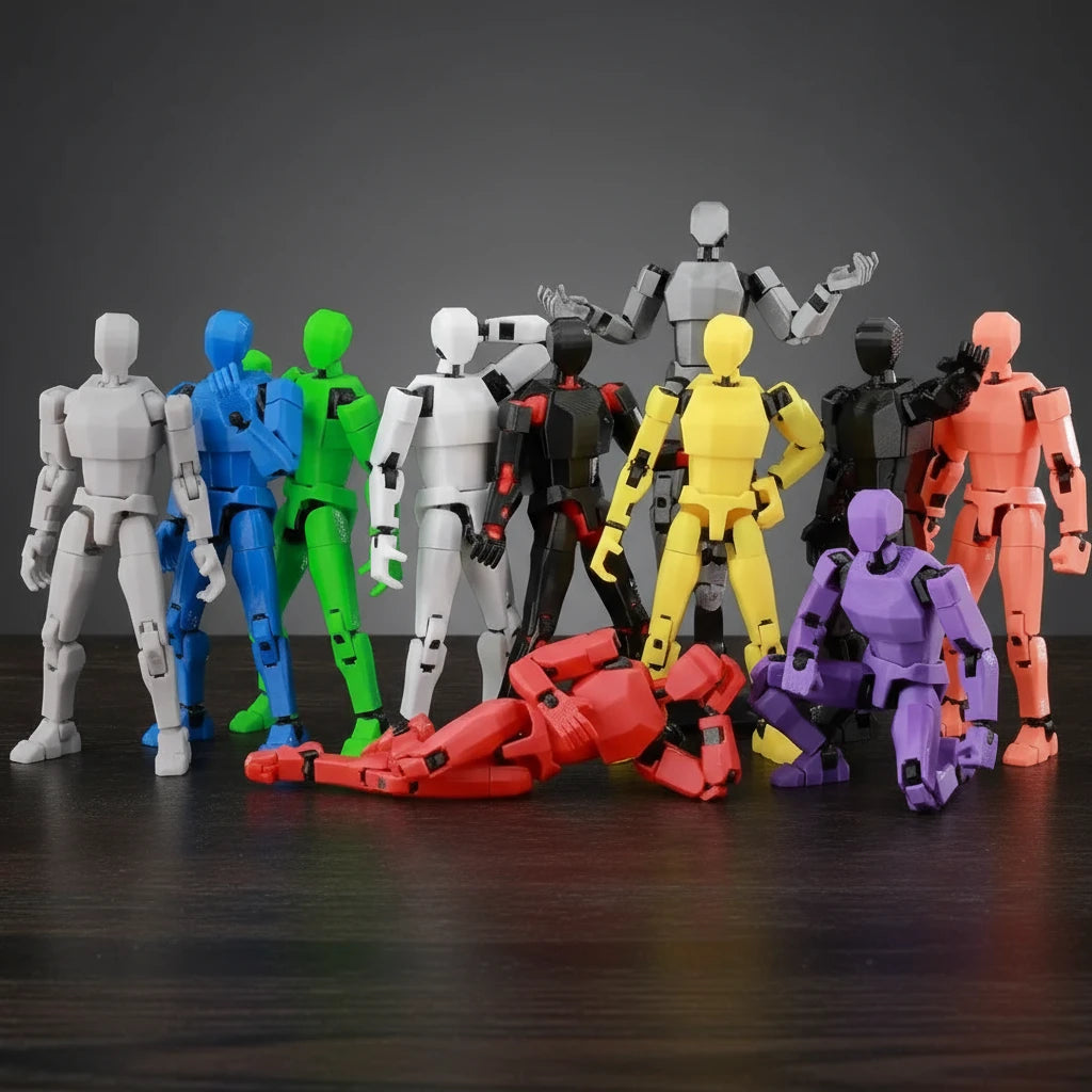Generic Figures | Collectible | 3D Printed Articulated Figure Set