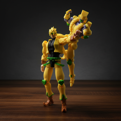 JoJo’s Bizarre Adventure | Dio Brando & The World | Anime | 3D Printed Figure Set