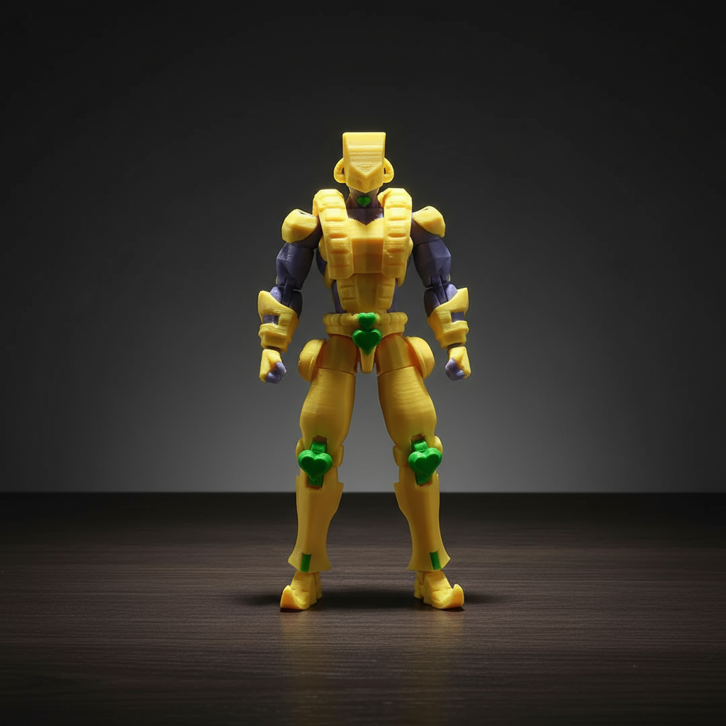 JoJo’s Bizarre Adventure | Dio Brando & The World | Anime | 3D Printed Figure Set