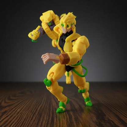 JoJo’s Bizarre Adventure | Dio Brando & The World | Anime | 3D Printed Figure Set