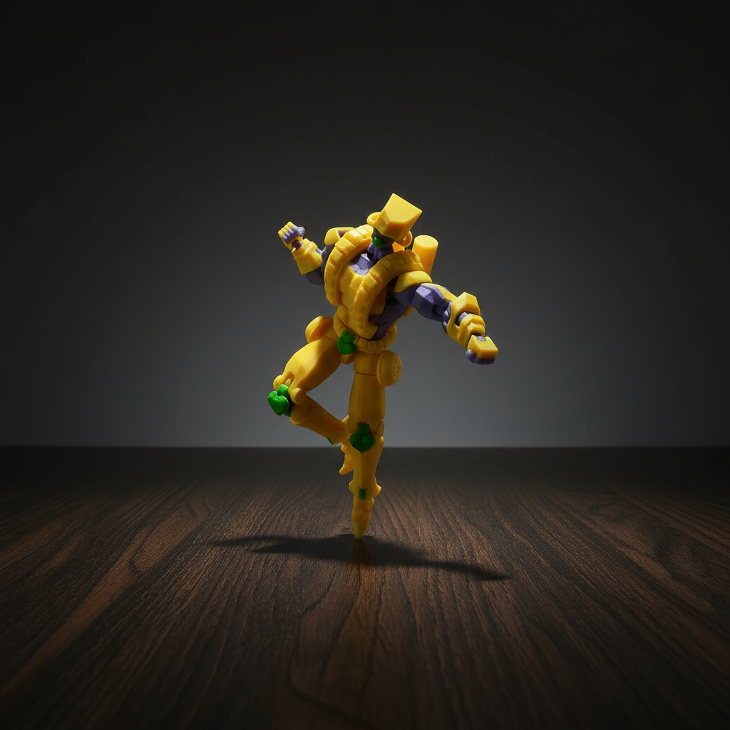 JoJo’s Bizarre Adventure | Dio Brando & The World | Anime | 3D Printed Figure Set