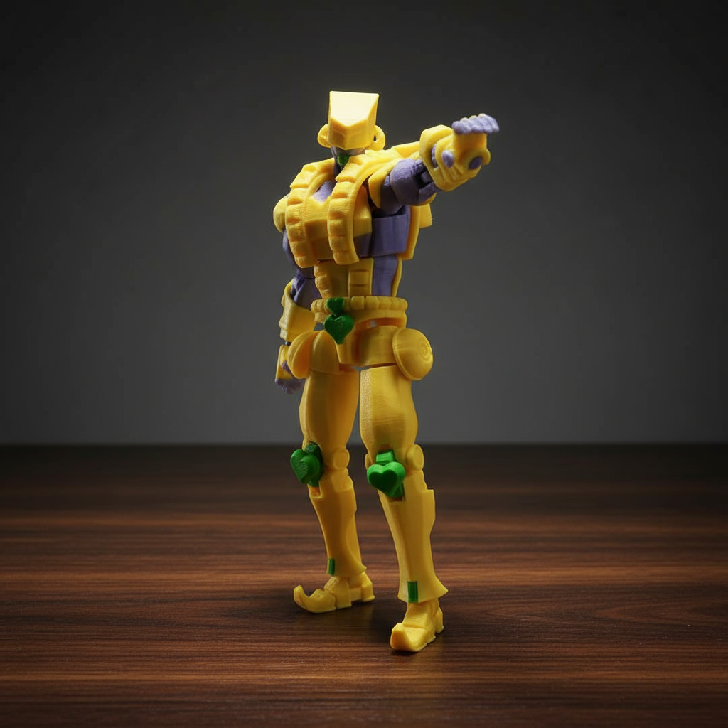 JoJo’s Bizarre Adventure | Dio Brando & The World | Anime | 3D Printed Figure Set