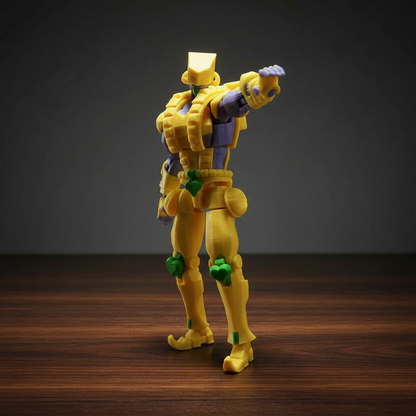 JoJo’s Bizarre Adventure | Dio Brando & The World | Anime | 3D Printed Figure Set