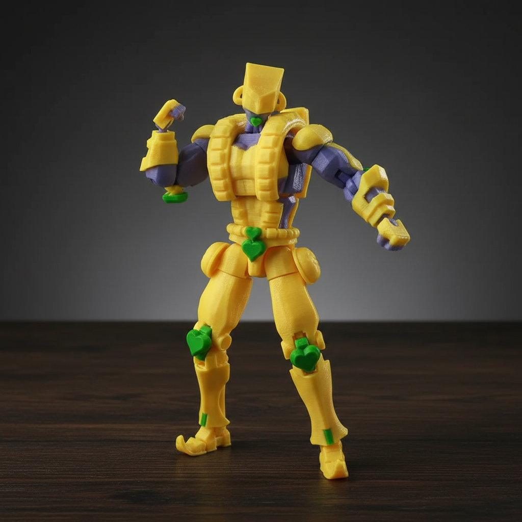 JoJo’s Bizarre Adventure | Dio Brando & The World | Anime | 3D Printed Figure Set